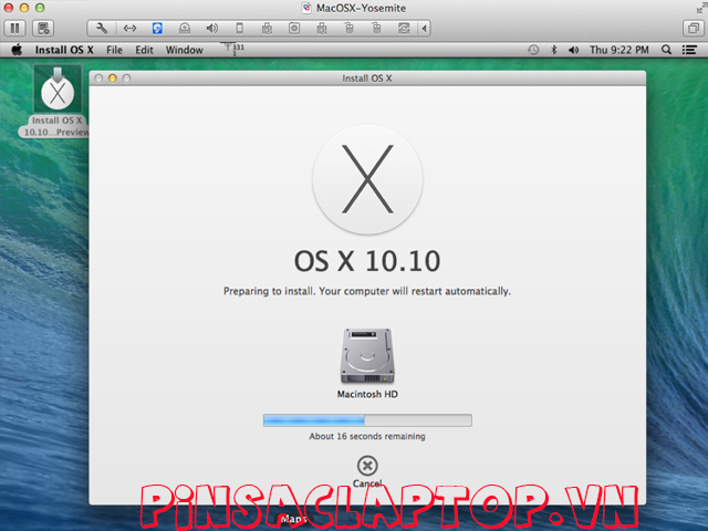 Nâng cấp hệ điều hành Macbook OS X khi cần thiết