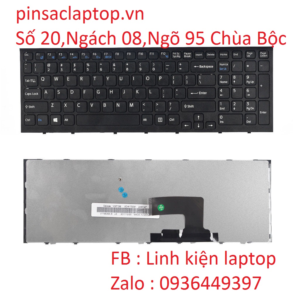Bàn phím - Keyboard laptop Sony Vaio VPCEH PCG-71914L