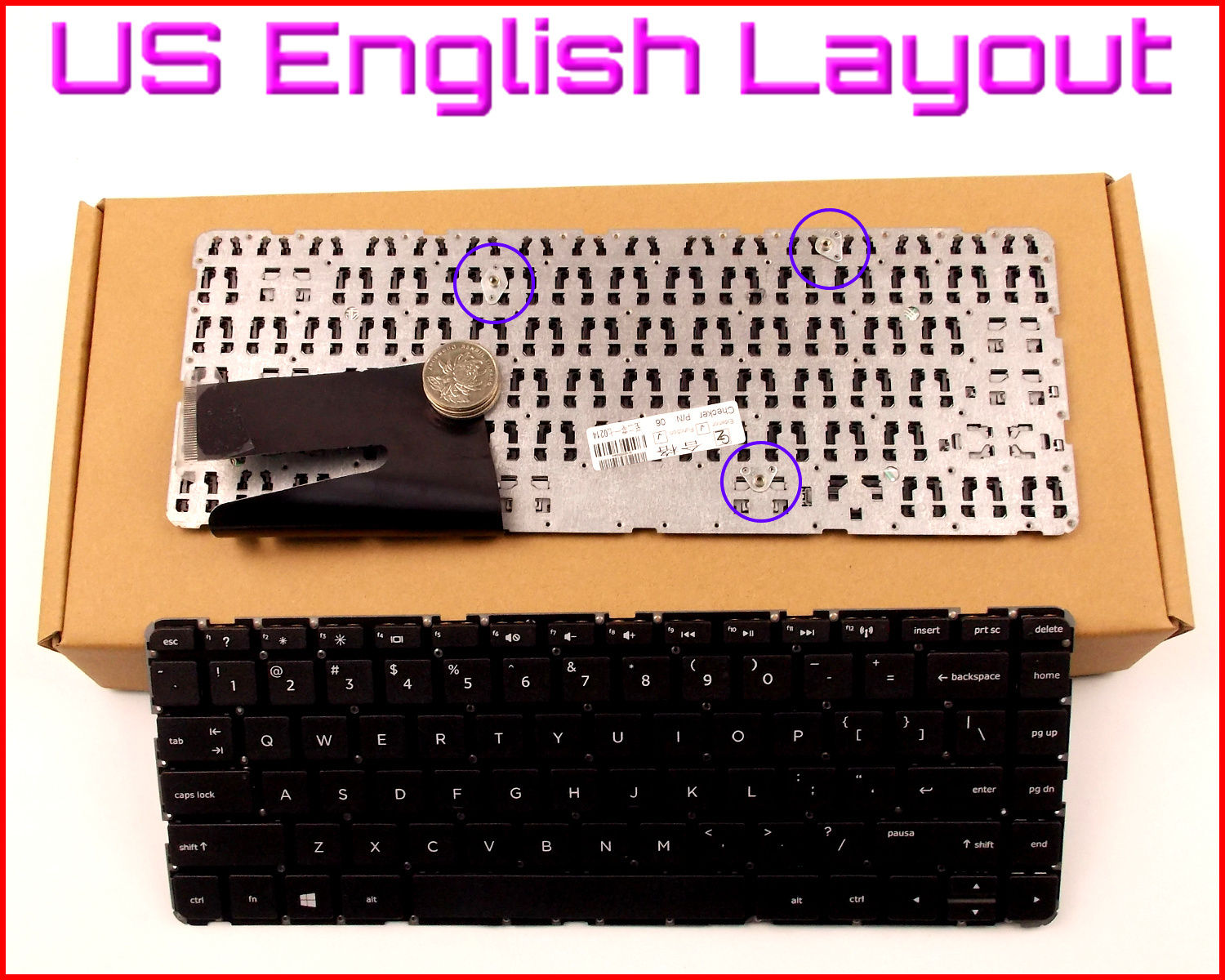 Bàn Phím - Keyboard Keyboard for HP Pavilion 14-F027CL