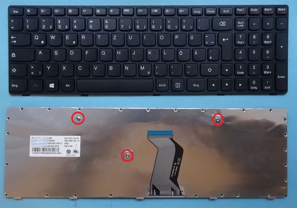 Bàn Phím Laptop Lenovo G500A