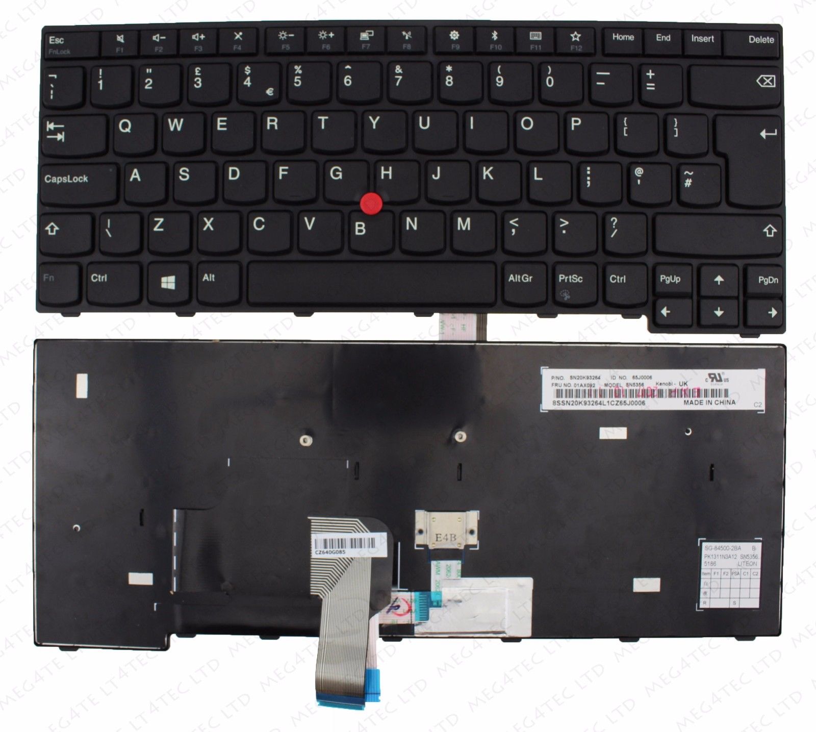 Bàn Phím Laptop IBM Lenovo ThinkPad E470 E470C E475