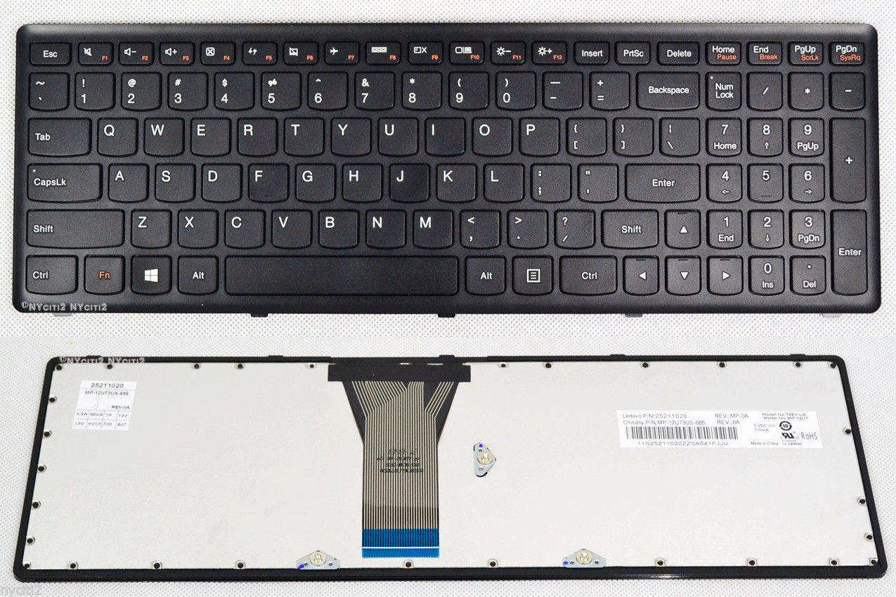 Bàn Phím - Keyboard Laptop Lenovo IdeaPad G500S G505S S500 S510 S510P
