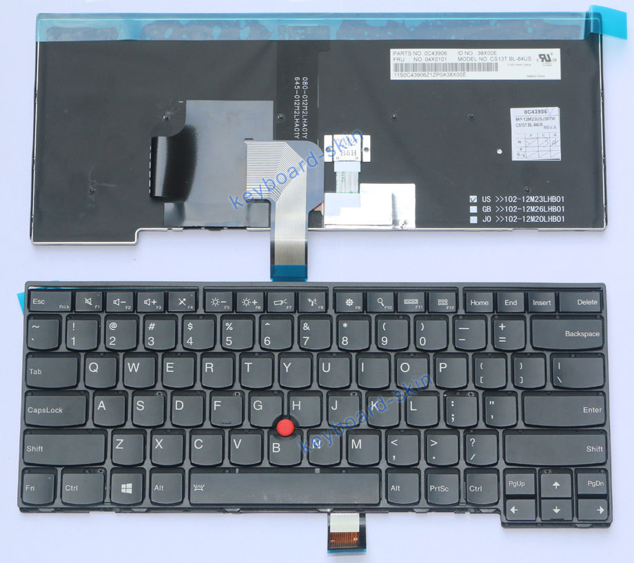 Bàn Phím - Keyboard Laptop Lenovo Thinkpad L440 T440 T440s