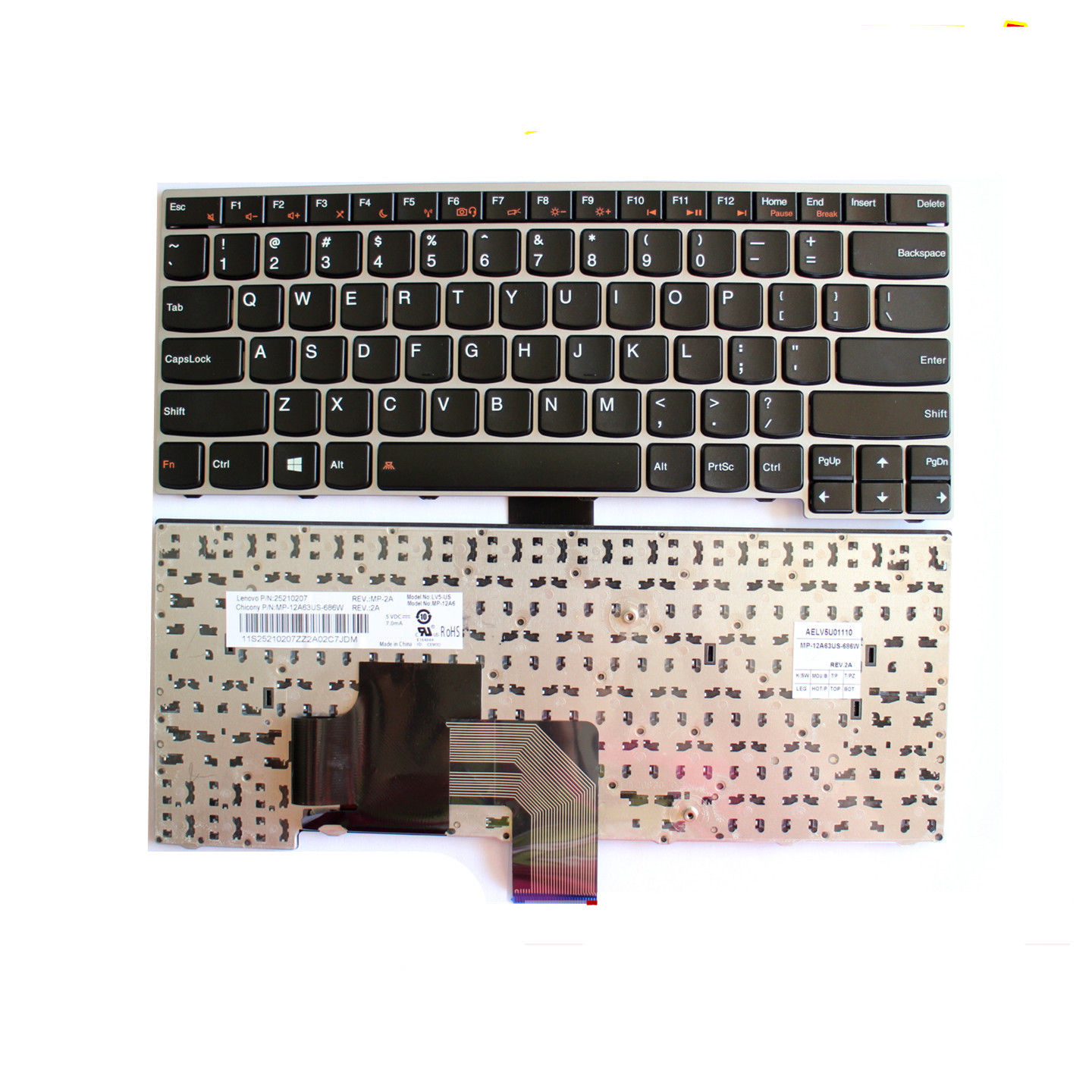 Bàn Phím - Keyboard Laptop Lenovo V490 