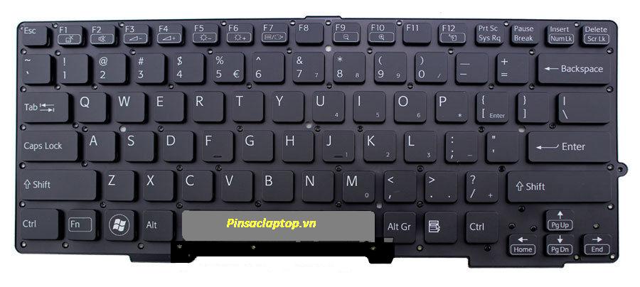 Bàn Phím Sony Vaio SVS13112FXB SVS131290X SVS13115FXB