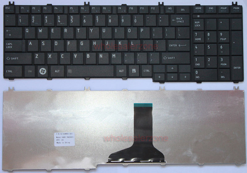 Bàn Phím Keyboard Laptop Toshiba Satellite C660