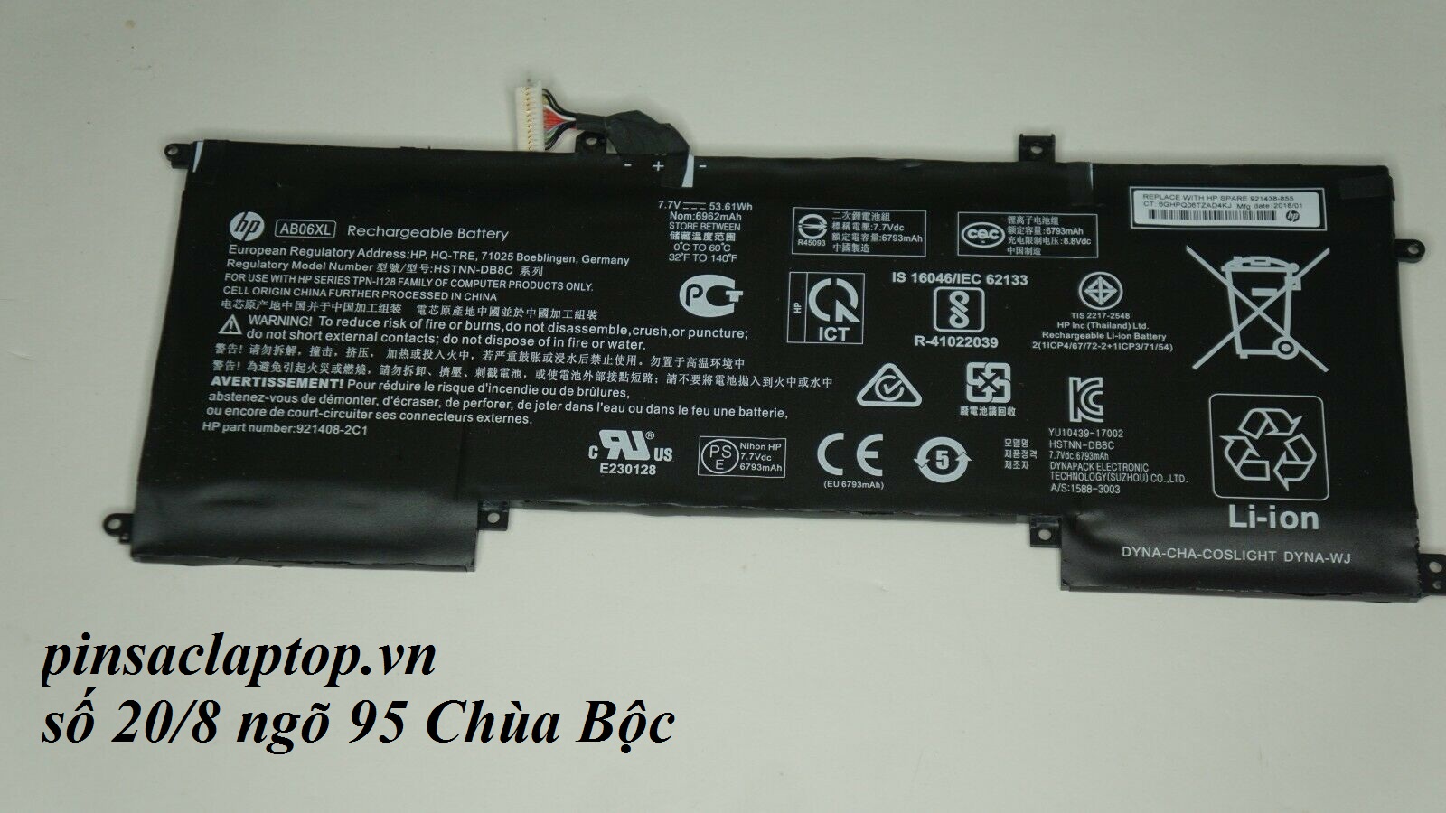 Pin - AB06XL Battery HP Envy 13-AD023TU