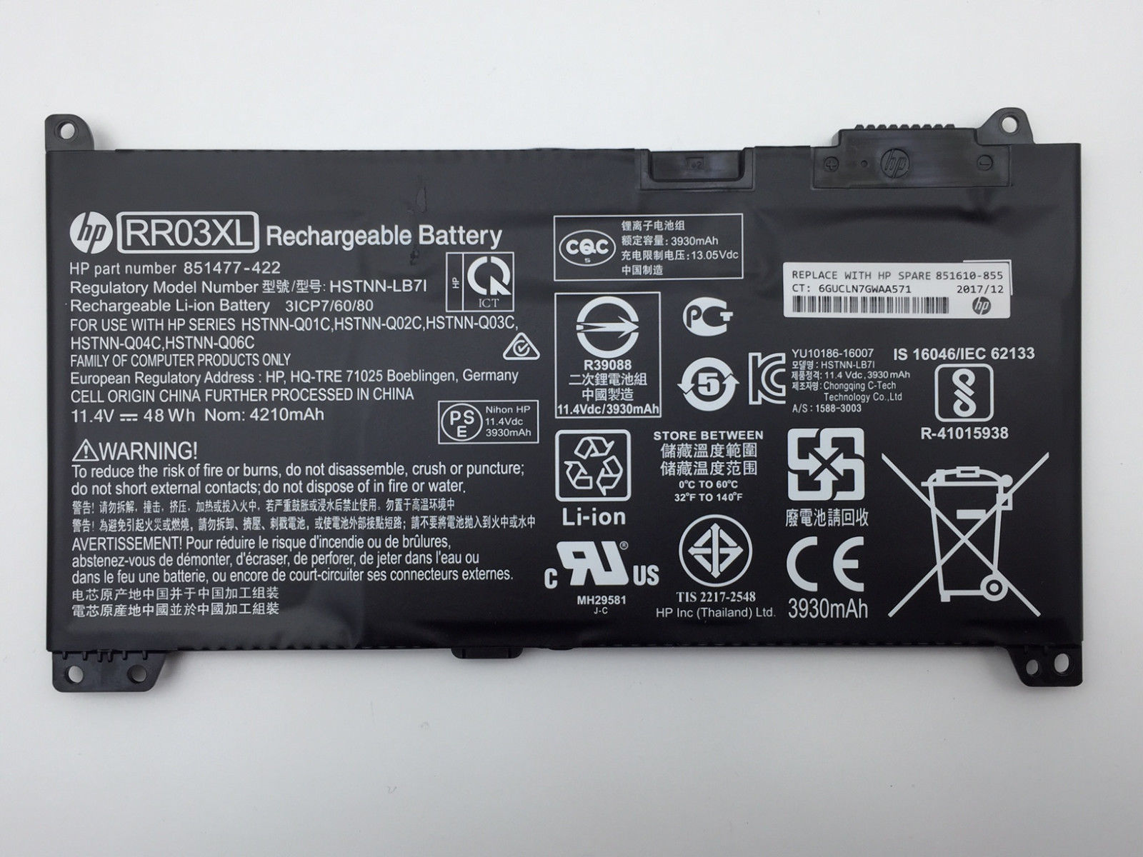 Pin - Battery HP ProBook 440 G5