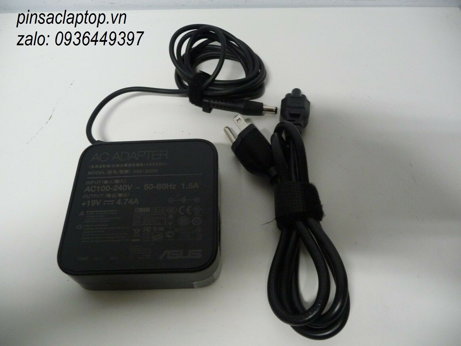 Sạc Adapter Laptop Asus 19V 4.74A EXA1202YH vuông