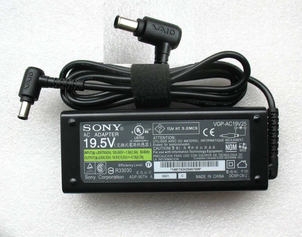 Sạc Laptop Sony Vaio VGN-NS130E
