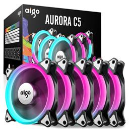 Quạt case Aigo Aurora C5 RGB (5PCS/PACK)