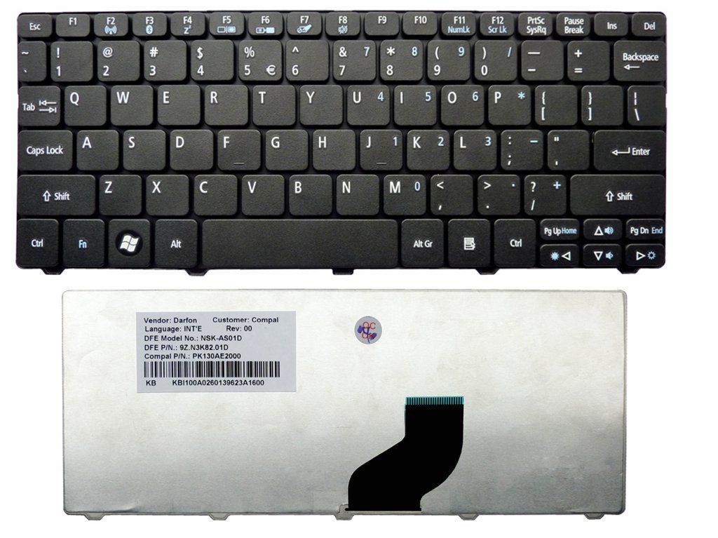Bàn Phím Laptop Acer Aspire One PAV70 NAV70 ZE6 ZH9