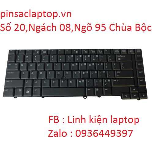 Bàn phím - Keyboard Laptop HP Elitebook 8530P có chuột, không đèn led