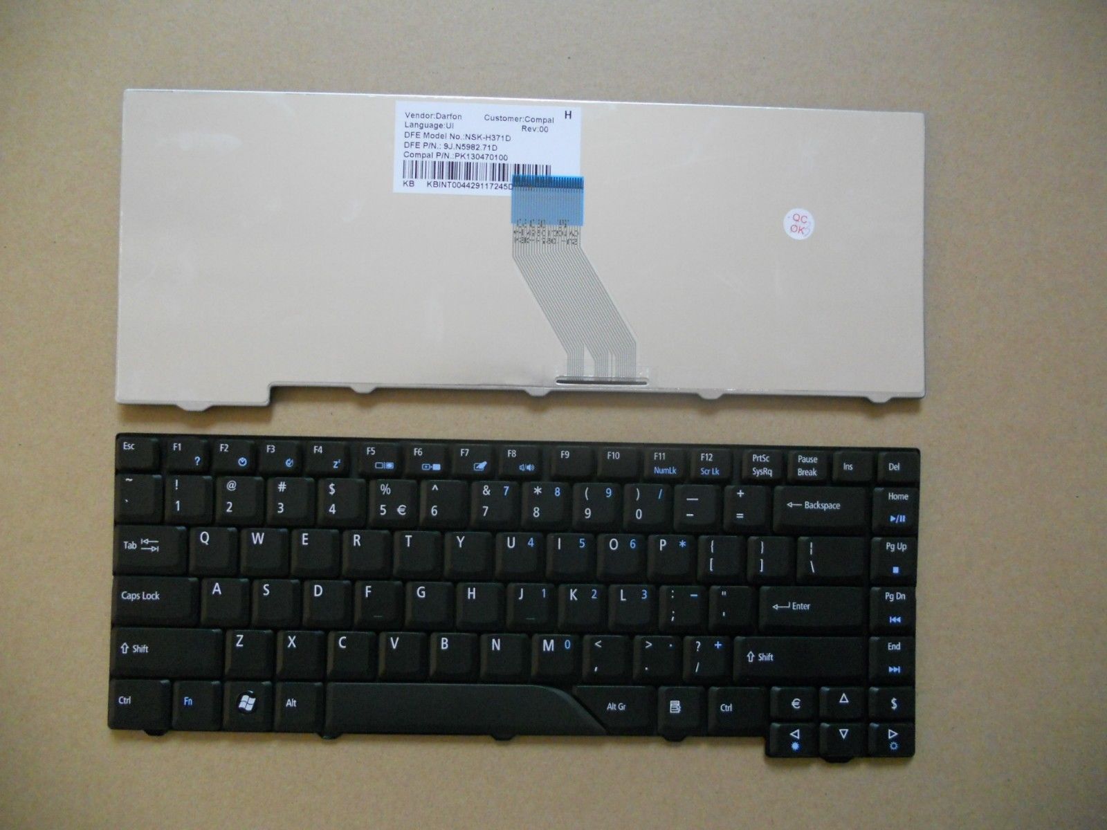 Bàn Phím - Keyboard Laptop Acer Aspire 5720 5720G 5720Z 5720ZG