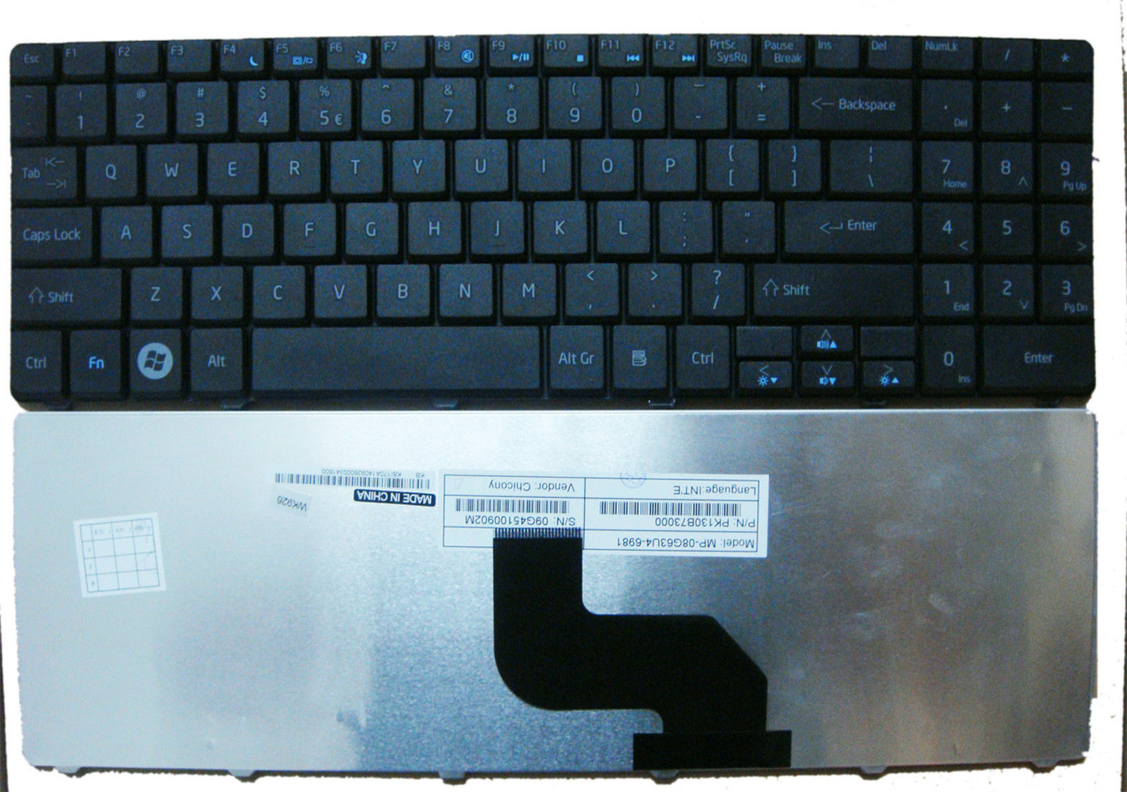 Bàn Phím - Keyboard Laptop Gateway NV52 NV53 NV54