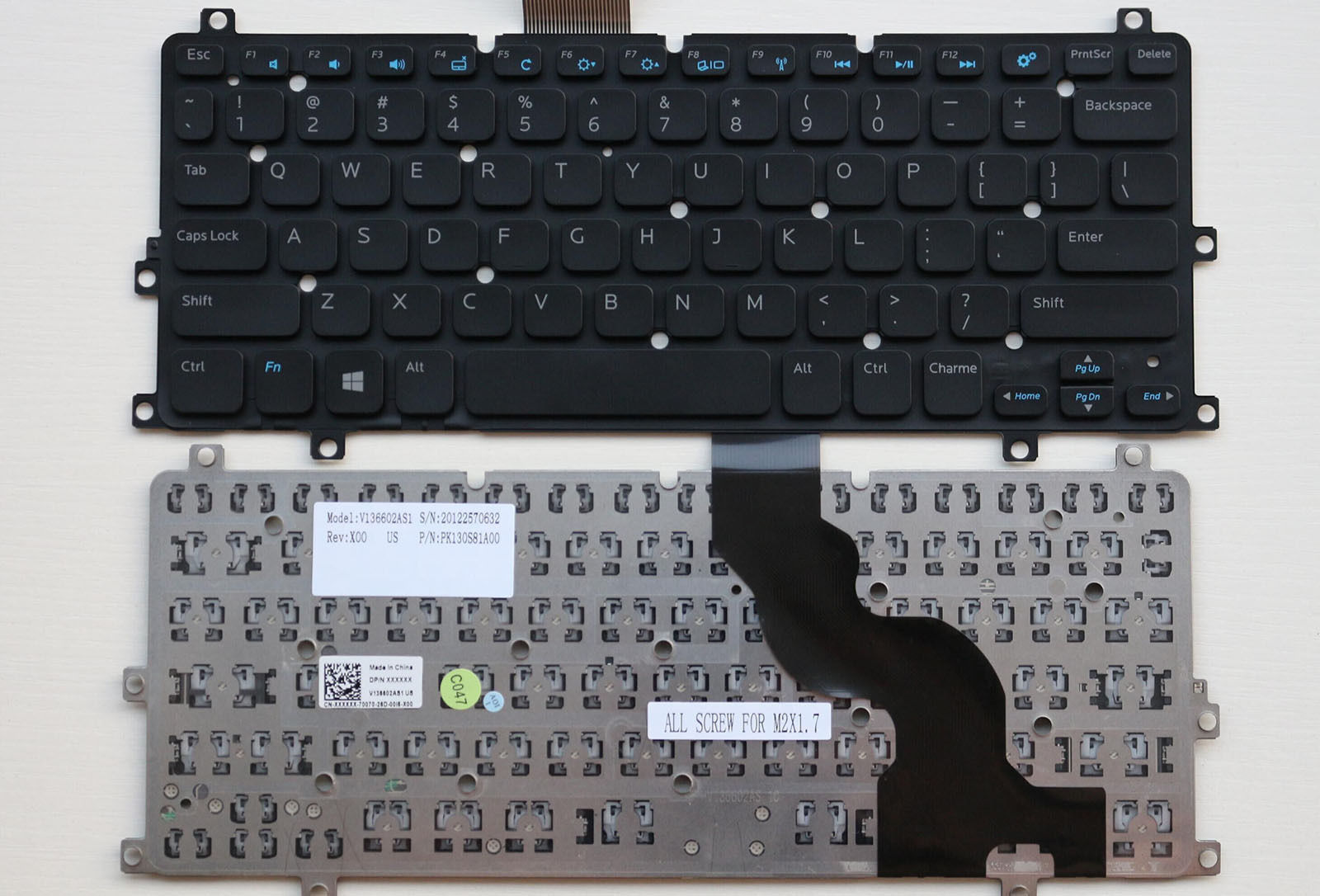 bàn phím máy tính laptop DELL Inspiron 11 3000 2-in-1 Series 3157 