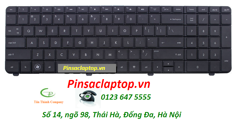 BÀN PHÍM KEYBOARD LAPTOP HP COMPAQ CQ72 G72