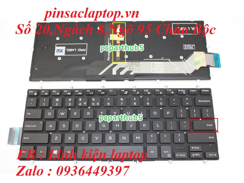Bàn phím - Keyboard Dell Inspiron 7570