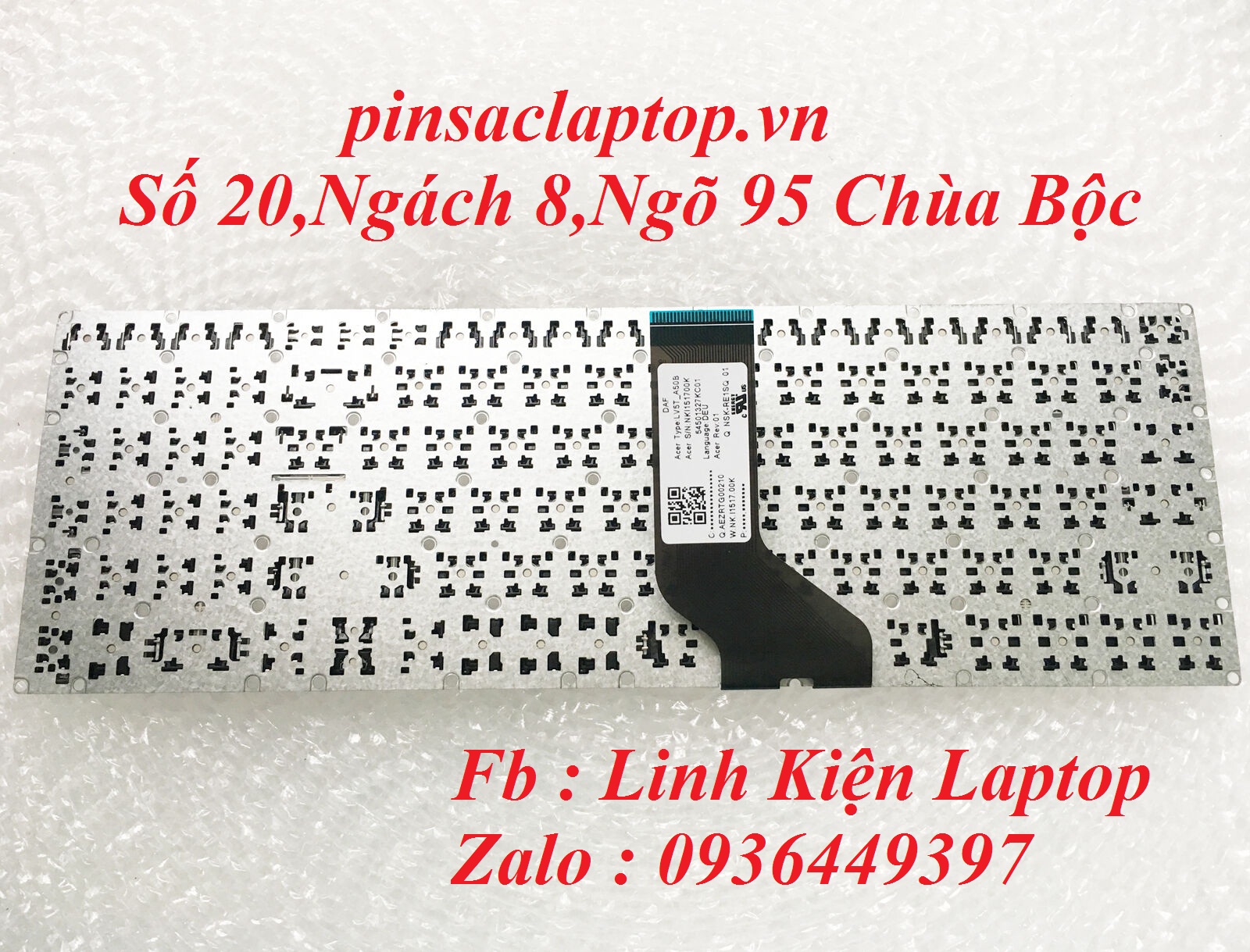 Bàn Phím - Keyboard For Acer Aspire 5 A515-51-3509