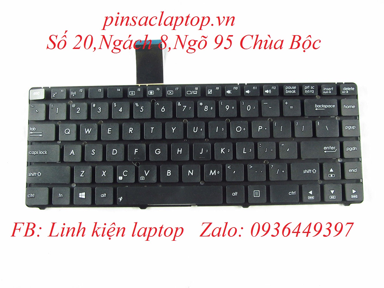 Bàn phím - Keyboard Laptop Asus K45V