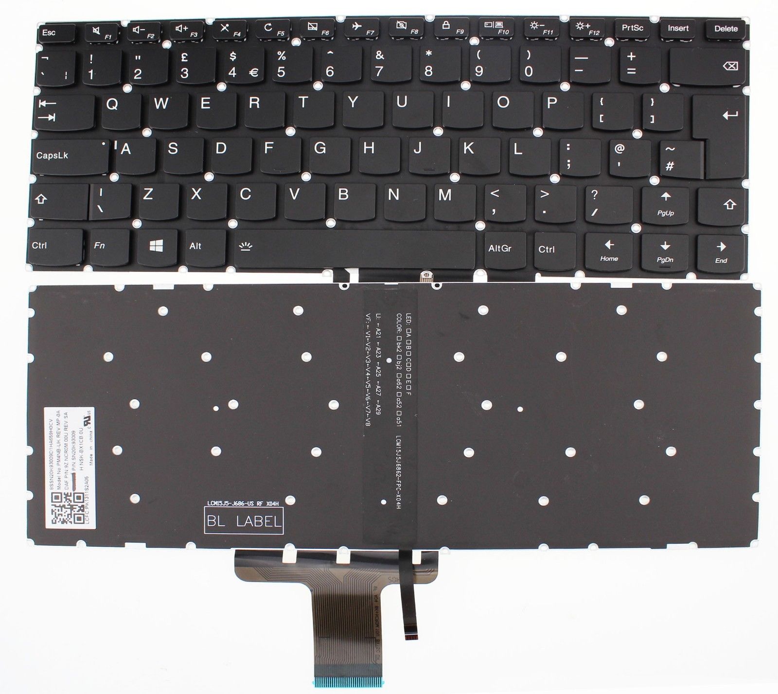 Bàn Phím - Keyboard Lenovo Yoga 510-14AST 510S Led