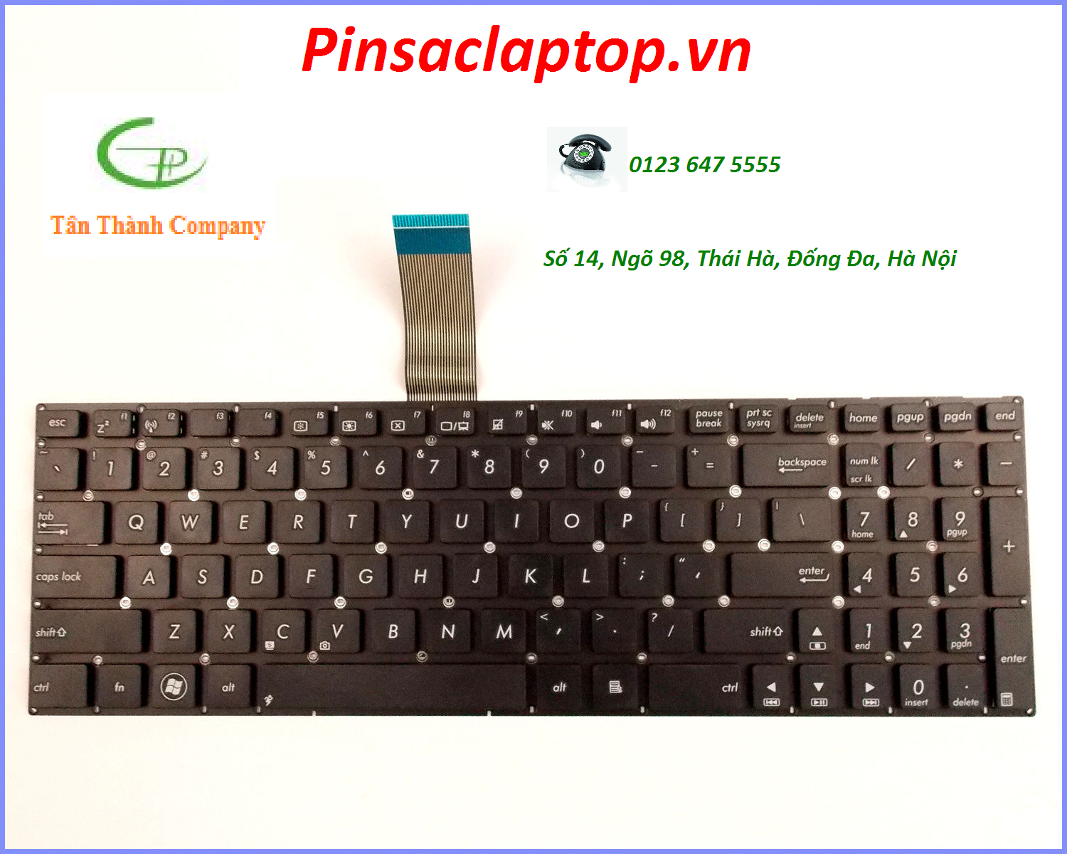Bàn phím Asus K550 K550D K550C R510VB R510VC