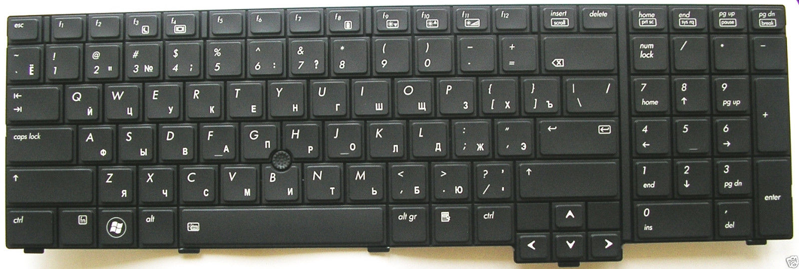 Bàn Phím - Keyboard Laptop HP EliteBook 8740 8740P 8740W