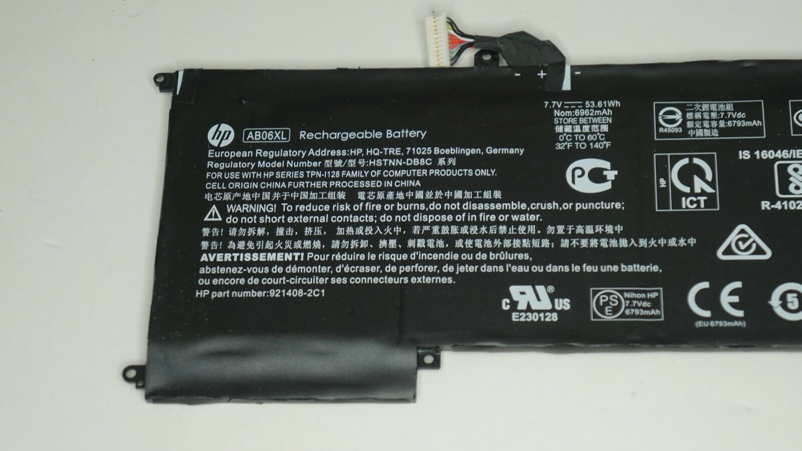 Pin - AB06XL Battery Laptop HP Envy 13-AD023TU