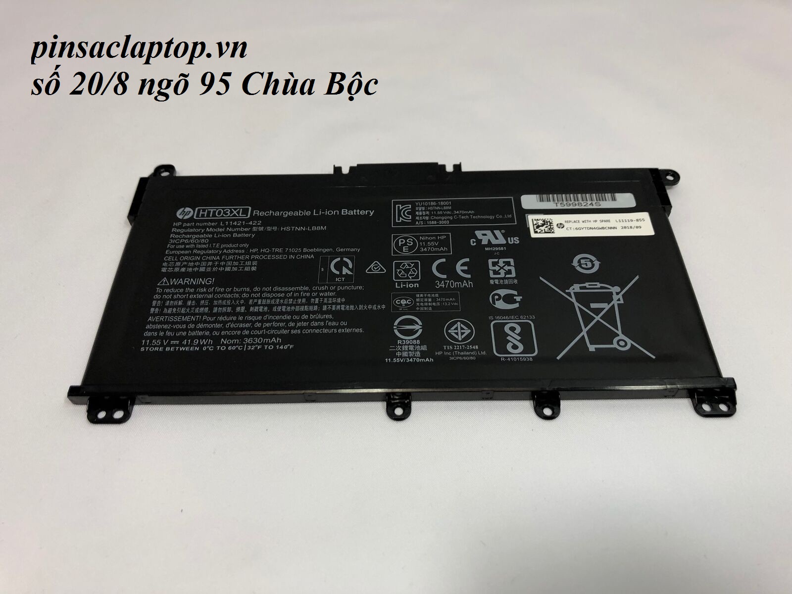 Pin -  HT03XL Battery for HP 15-cs series 15-cs0079NR 15-cs0061ST 15-cs2058TX 