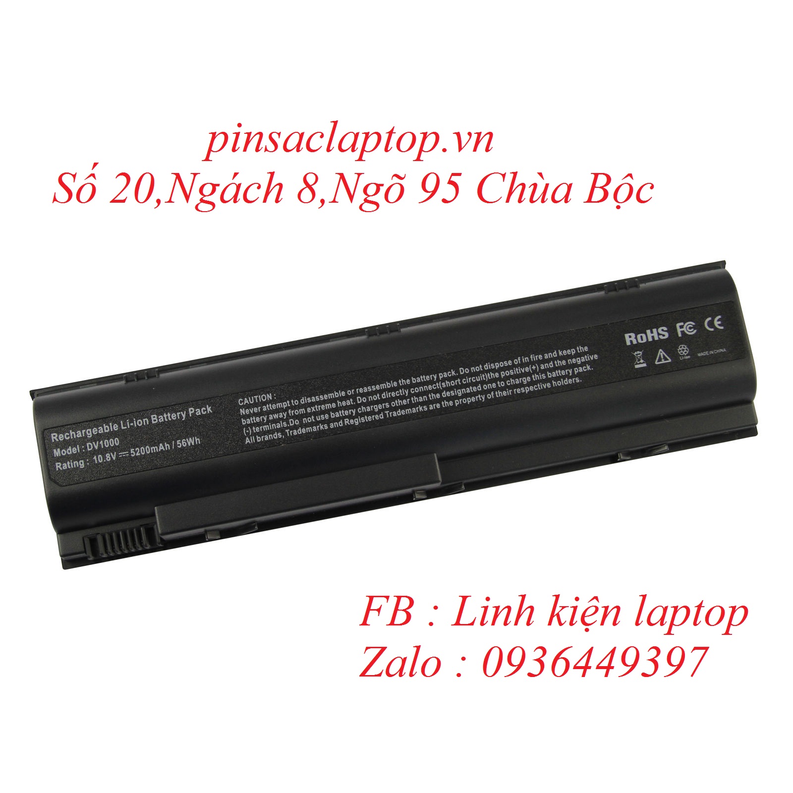 Pin -  Battery HP Compaq Presario C500