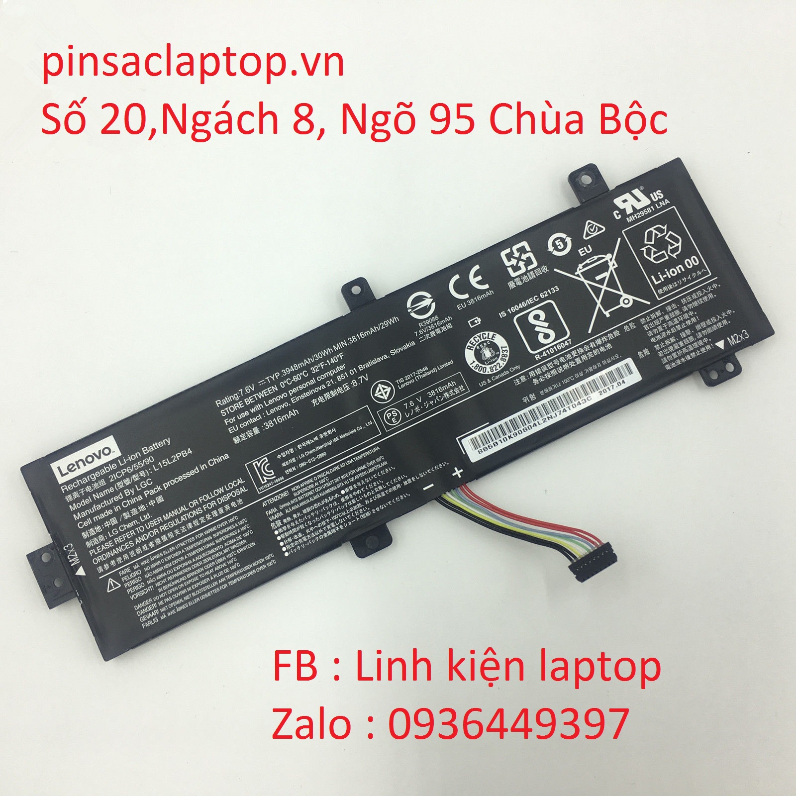 Pin Laptop Lenovo IdeaPad 310-15ISK