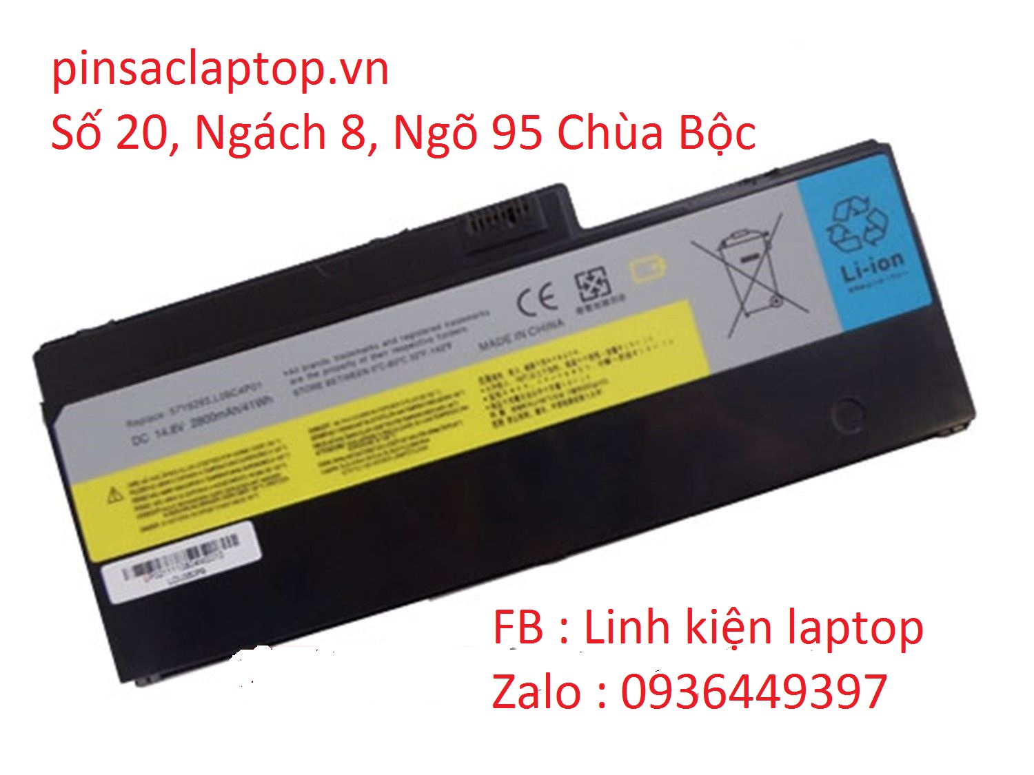 Pin Laptop Lenovo IdeaPad U350