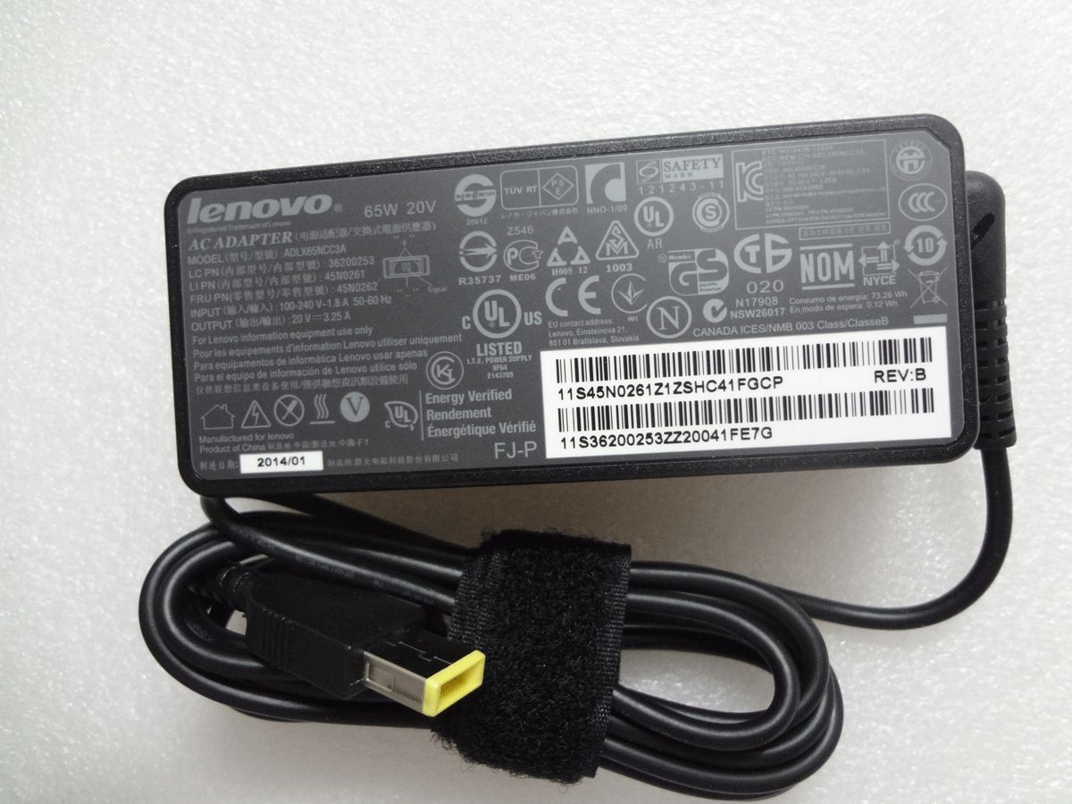 Sạc Adapter Laptop Lenovo ThinkPad T540p 65W