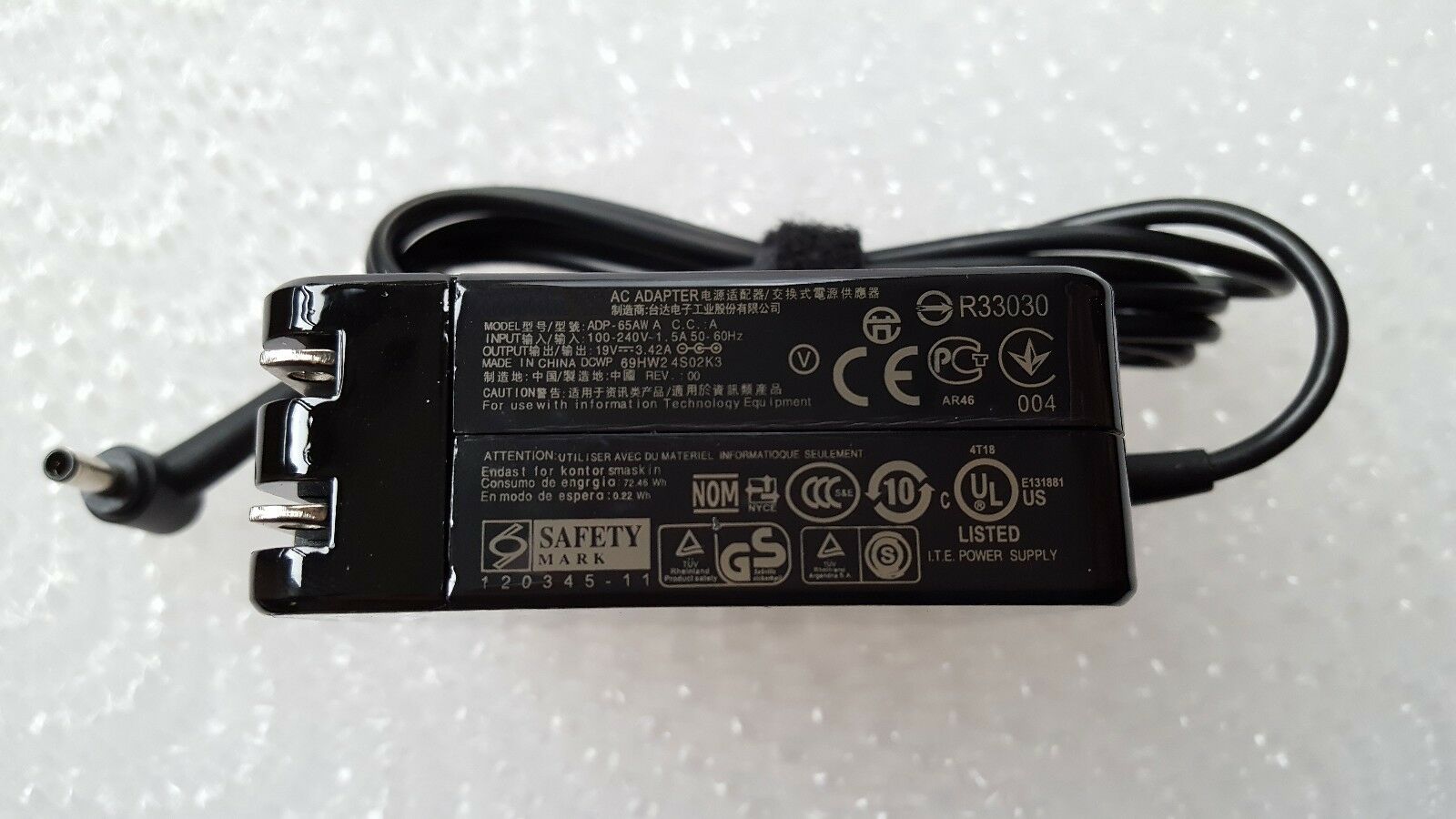 Sạc Adapter Laptop Asus AsusPro P2540U P2540UA P2540UV P2540UB 19V 3.42A 4.5mm x 3.0 mm Sạc Adapter Laptop Asus AsusPro P2540U P2540UA P2540UV P2540UB