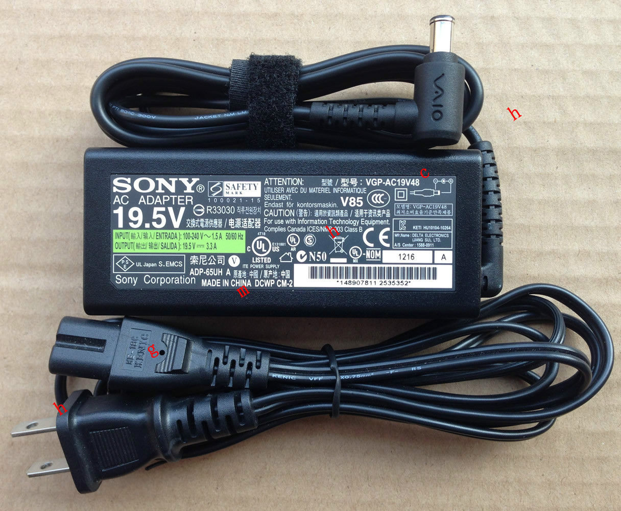 Sạc Adapter Laptop Sony Vaio VGP-AC19V71